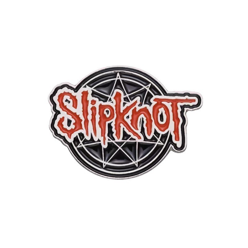 Heavy Metal Band Logo Pins Collection