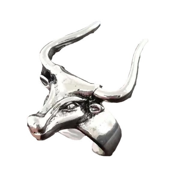 European and American retro punk snake ring lizard dog pharaoh open ring adjustable cross crown lion head ring