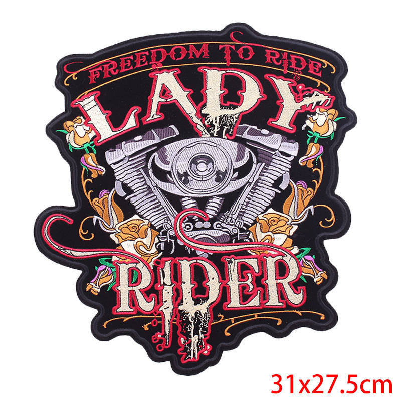 AliExpress specializes in punk large cloth patches computer embroidery clothing auxiliary DIY decorative cloth patches one piece wholesale