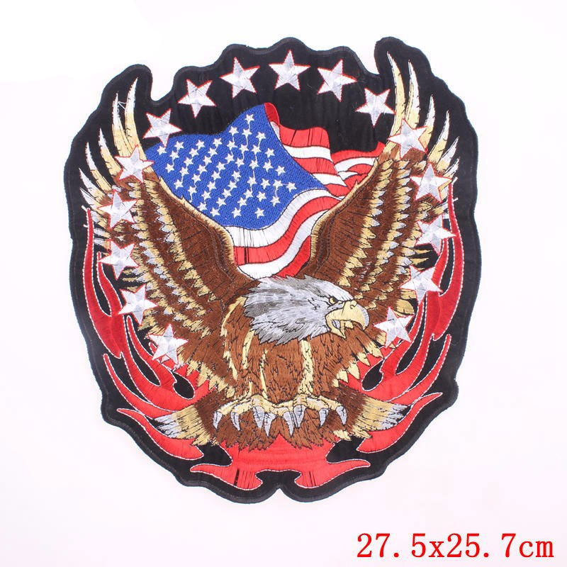 Large-Size Punk Embroidered Patch – Punk Rock & Metalhead Clothing Accessory