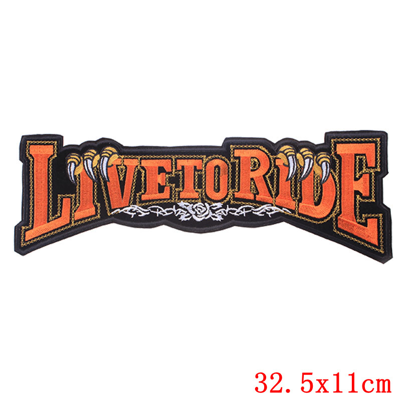 Large-Size Punk Embroidered Patch – Punk Rock & Metalhead Clothing Accessory