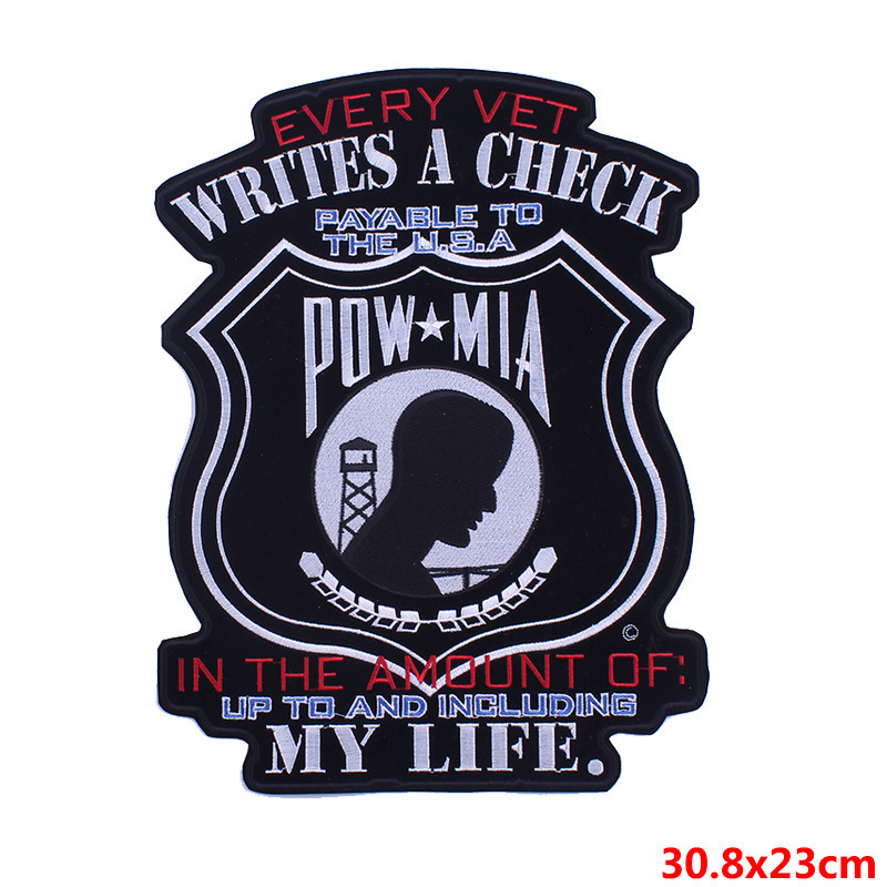 AliExpress specializes in punk large cloth patches computer embroidery clothing auxiliary DIY decorative cloth patches one piece wholesale