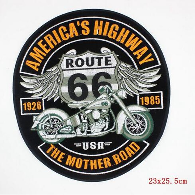Spot cross-border supply of hot-selling large-size punk clothing accessories embroidery patch foreign trade wholesale