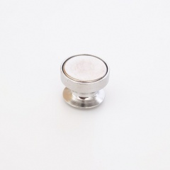 Pin-to-Magnet Adapter – Luxury Metal Clutch with Strong Magnet