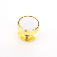 Pin-to-Magnet Adapter – Luxury Metal Clutch with Strong Magnet