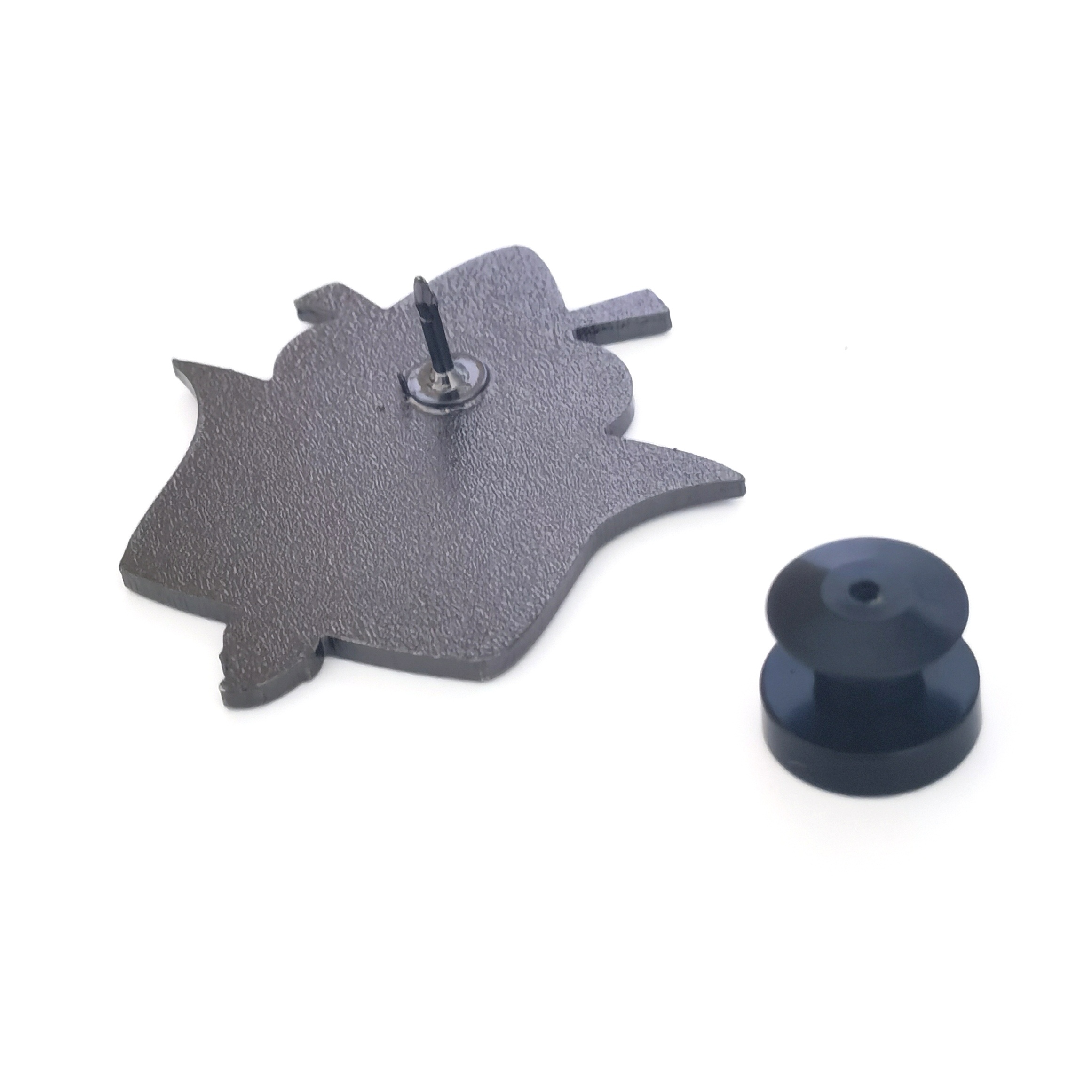 Pin-to-Magnet Adapter – Luxury Metal Clutch with Strong Magnet