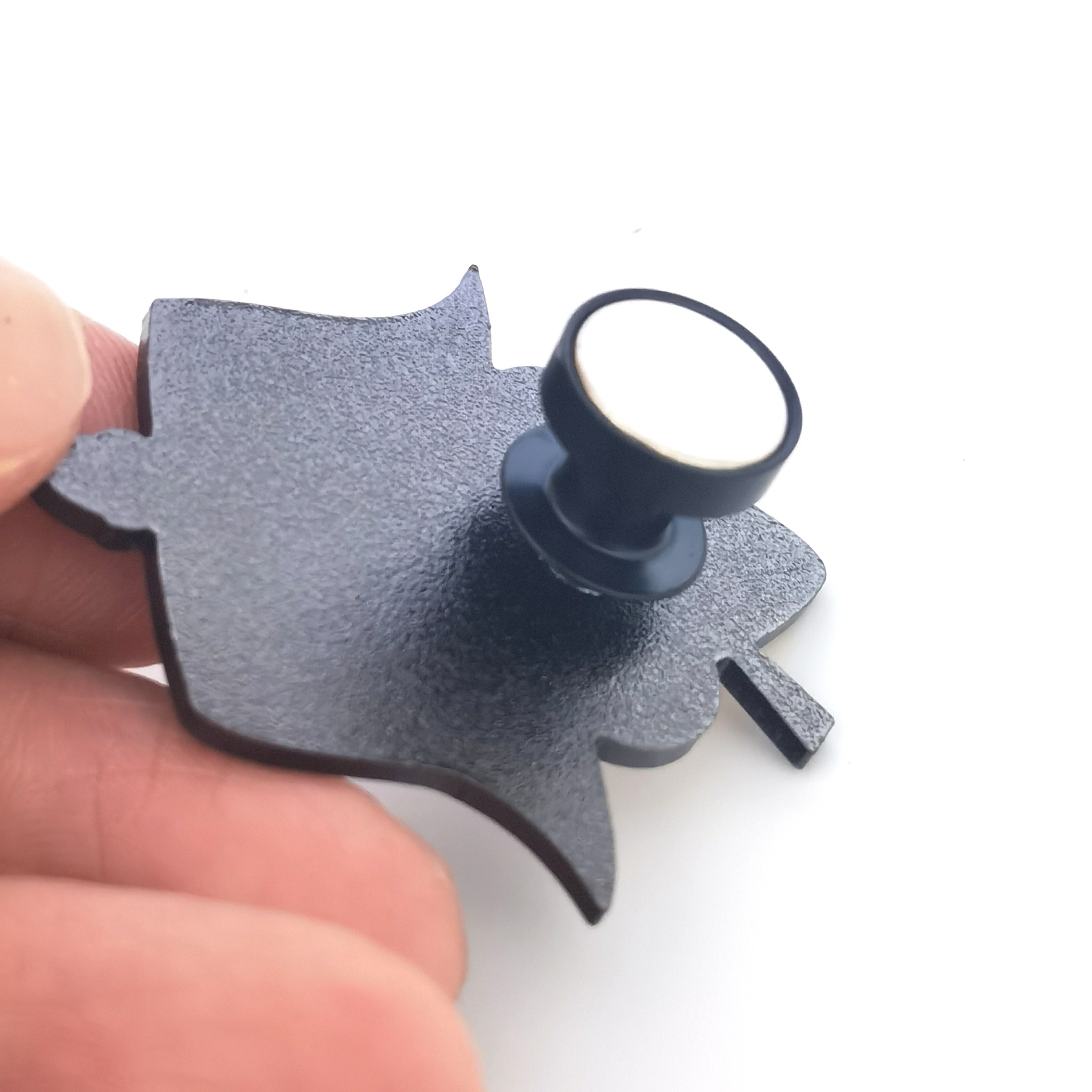 Pin-to-Magnet Adapter – Luxury Metal Clutch with Strong Magnet