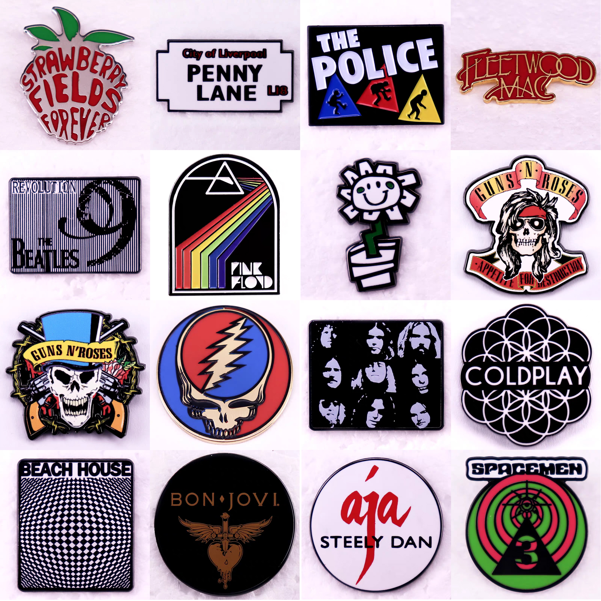 Heavy Metal ROCK Music Band Pin Collection III