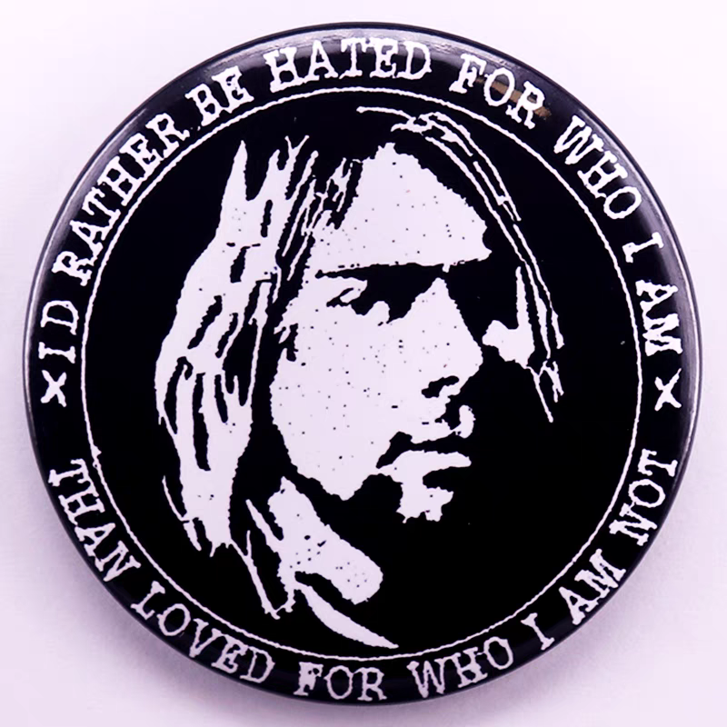 Rock Band Button Pin Collection