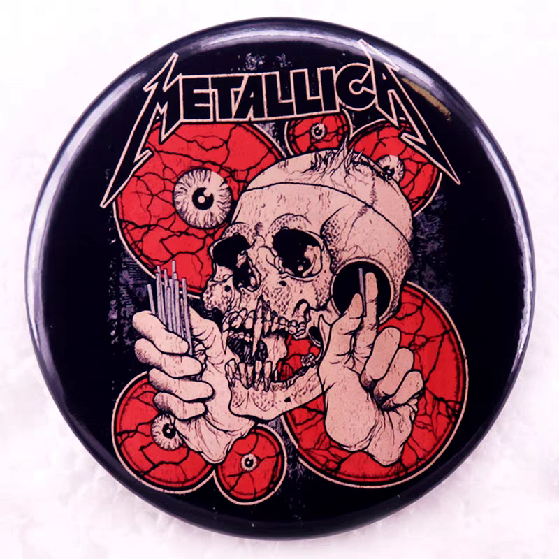 Rock Band Button Pin Collection
