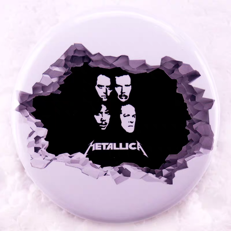 Rock Band Button Pin Collection