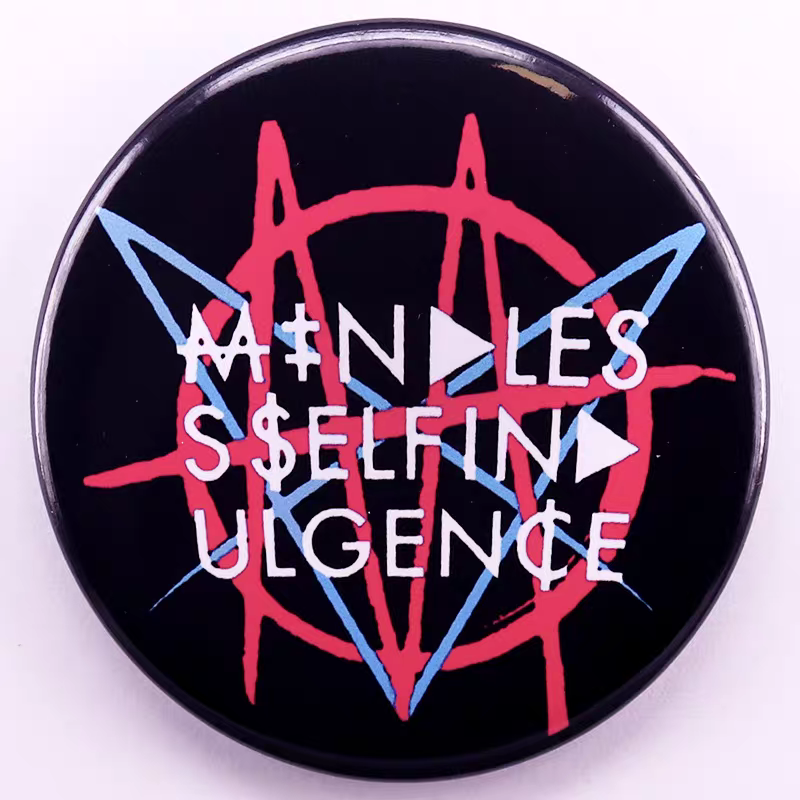 Rock Band Button Pin Collection