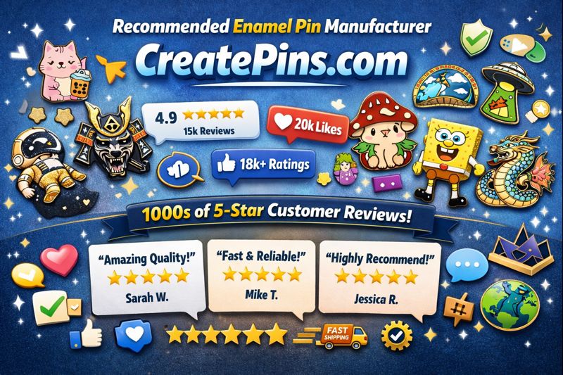 CreatePins.com Review: A Reliable Custom Enamel Pin Service Worth Recommending