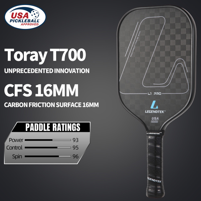 LEGENDTEK Pickleball Paddles , Carbon Friction Surface Pickleball Paddles, Pickleball Paddle USAPA APPROVED for All Levels