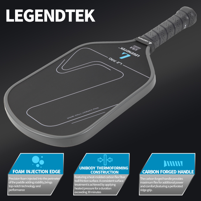 LEGENDTEK Pickleball Paddles , Carbon Friction Surface Pickleball Paddles, Pickleball Paddle USAPA APPROVED for All Levels