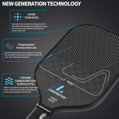 LEGENDTEK Pickleball Paddles , Carbon Friction Surface Pickleball Paddles, Pickleball Paddle USAPA APPROVED for All Levels