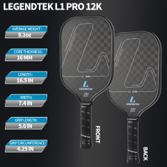 LEGENDTEK Pickleball Paddles , Carbon Friction Surface Pickleball Paddles, Pickleball Paddle USAPA APPROVED for All Levels