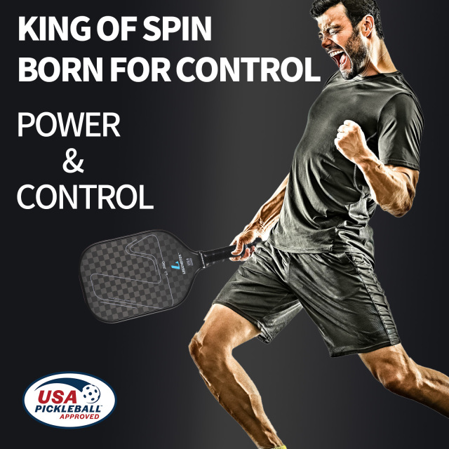 LEGENDTEK Pickleball Paddles , Carbon Friction Surface Pickleball Paddles, Pickleball Paddle USAPA APPROVED for All Levels