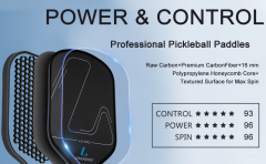 LEGENDTEK Pickleball Paddles , Carbon Friction Surface Pickleball Paddles, Pickleball Paddle USAPA APPROVED for All Levels