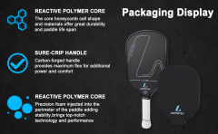 LEGENDTEK Pickleball Paddles , Carbon Friction Surface Pickleball Paddles, Pickleball Paddle USAPA APPROVED for All Levels