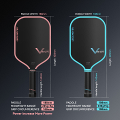 LEGENDTEK Pickleball Paddles , Carbon Friction Surface Pickleball Paddles, Pickleball Paddle USAPA APPROVED for All Levels