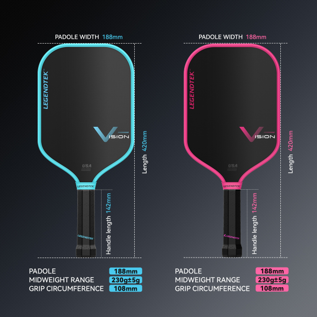 LEGENDTEK Pickleball Paddles , Carbon Friction Surface Pickleball Paddles, Pickleball Paddle USAPA APPROVED for All Levels