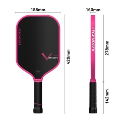 LEGENDTEK Pickleball Paddles , Carbon Friction Surface Pickleball Paddles, Pickleball Paddle USAPA APPROVED for All Levels