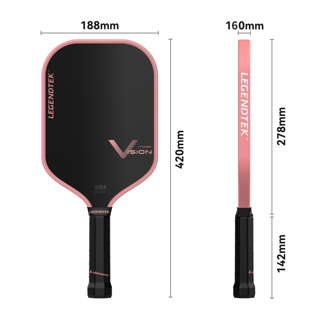 LEGENDTEK Pickleball Paddles , Carbon Friction Surface Pickleball Paddles, Pickleball Paddle USAPA APPROVED for All Levels