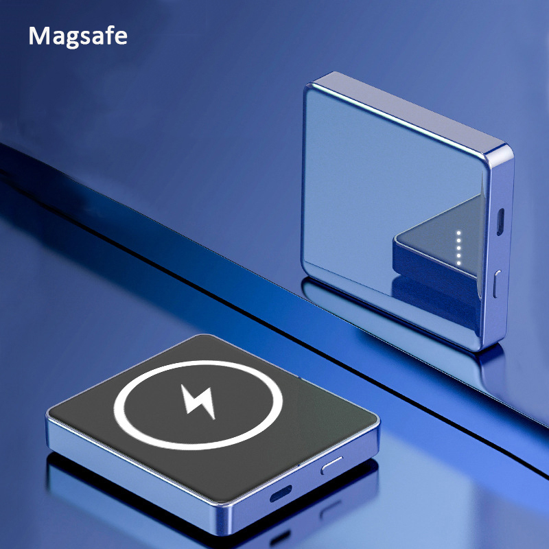 New Light and Thin 5000mAh 10000mAh Wireless Magnetic Portable Power Bank with 20W Fast Charge