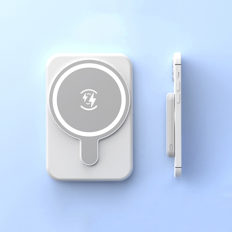 Trending Products 2023 New Arrivals Wireless Magnetic Portable Power Bank 5000mAh