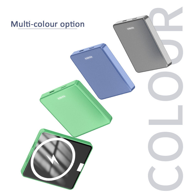 New Light and Thin 5000mAh 10000mAh Wireless Magnetic Portable Power Bank with 20W Fast Charge