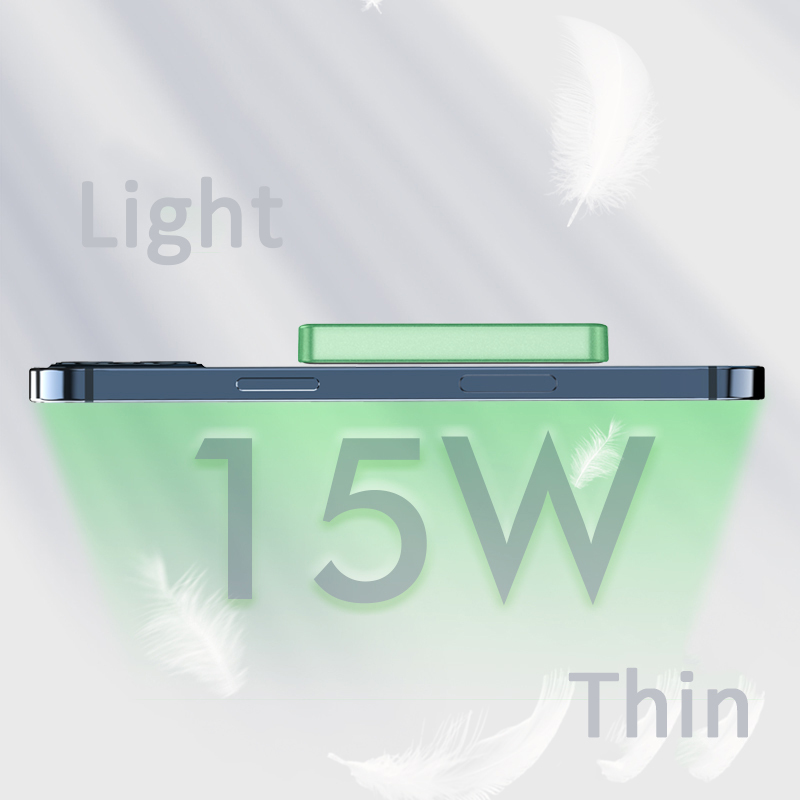 New Light and Thin 5000mAh 10000mAh Wireless Magnetic Portable Power Bank with 20W Fast Charge