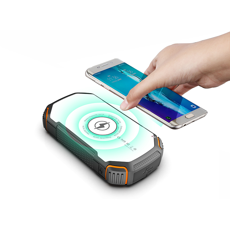 High Performance Portable Solar Power Bank 20000mAh with Solar Panel Power Generation Function