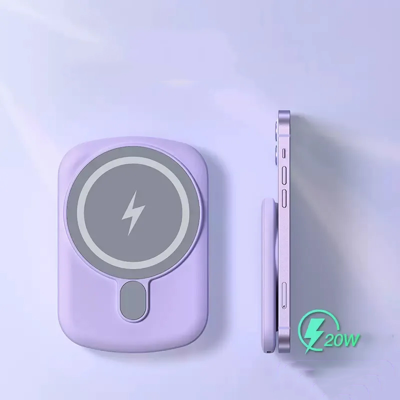 2023 New Coming MagSafe 5000mAh Wireless Magnetic Portable Power Bank 10000mAh with 20W Fast Charge Tech
