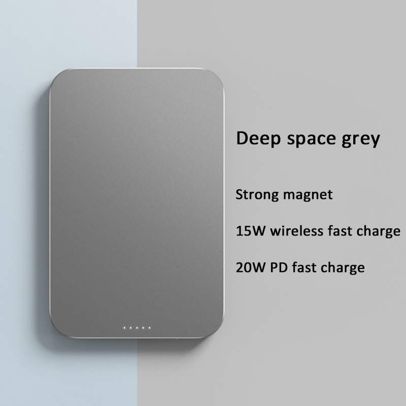 Popular Design Portable Power Bank 5000mAh with ultrathin aluminium alloy case