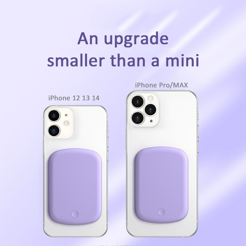 2023 New Coming MagSafe 5000mAh Wireless Magnetic Portable Power Bank 10000mAh with 20W Fast Charge Tech