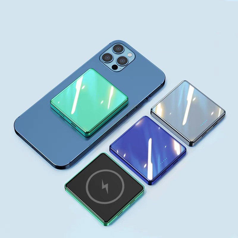 New Light and Thin 5000mAh 10000mAh Wireless Magnetic Portable Power Bank with 20W Fast Charge