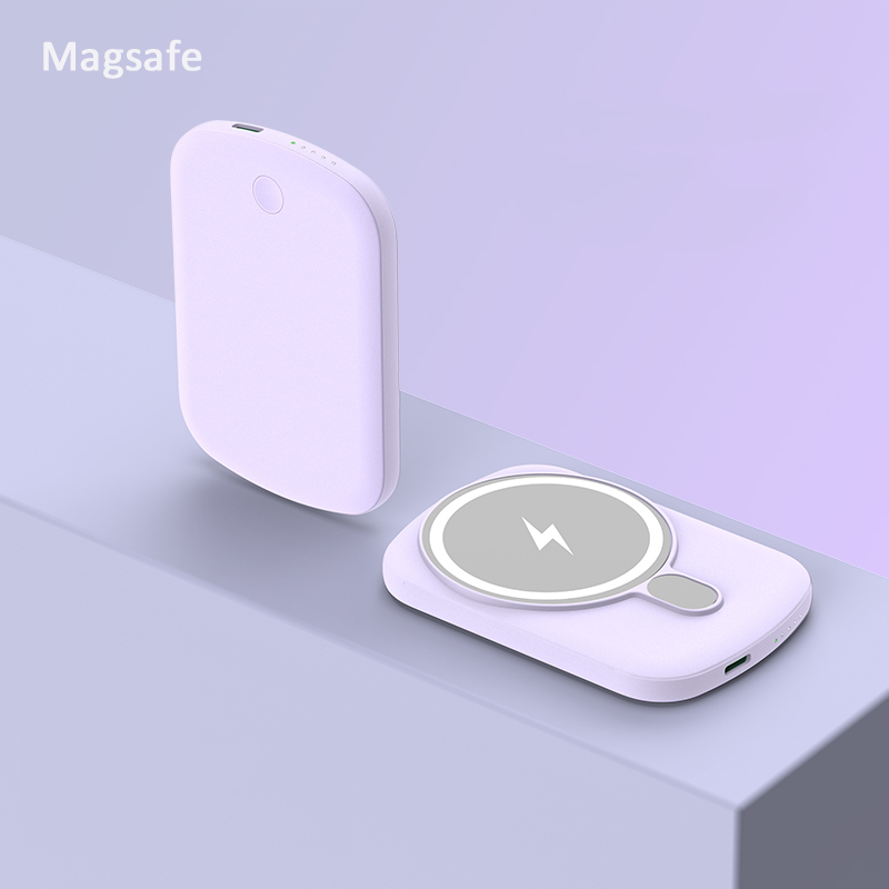 2023 New Coming MagSafe 5000mAh Wireless Magnetic Portable Power Bank 10000mAh with 20W Fast Charge Tech