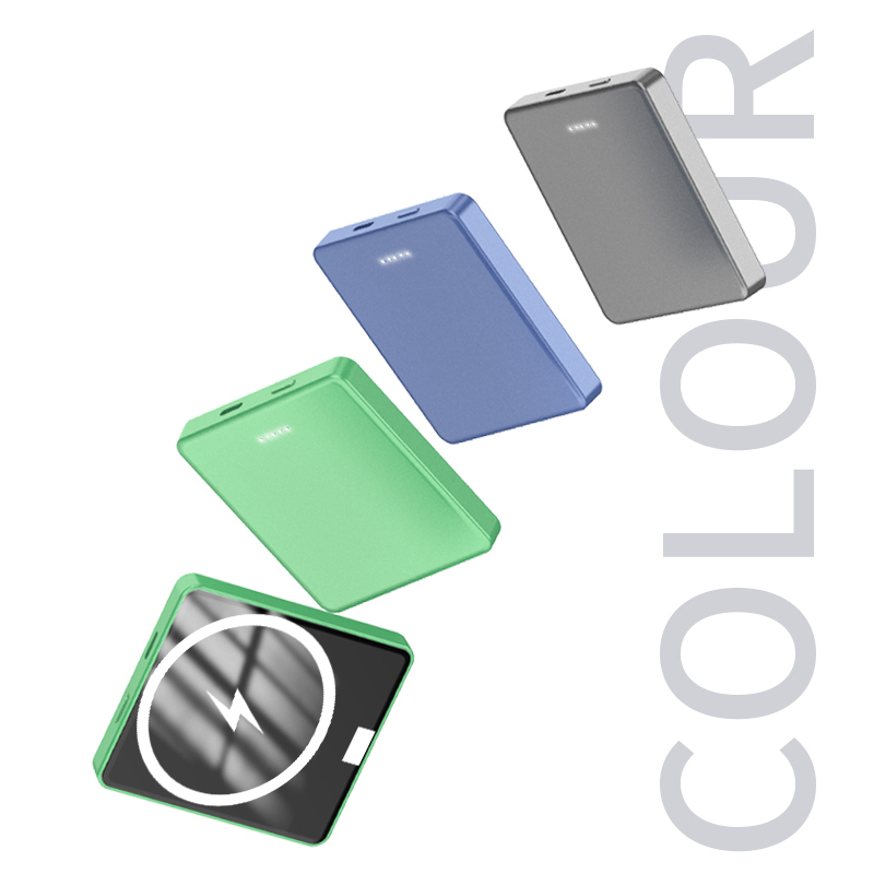 New Light and Thin 5000mAh 10000mAh Wireless Magnetic Portable Power Bank with 20W Fast Charge