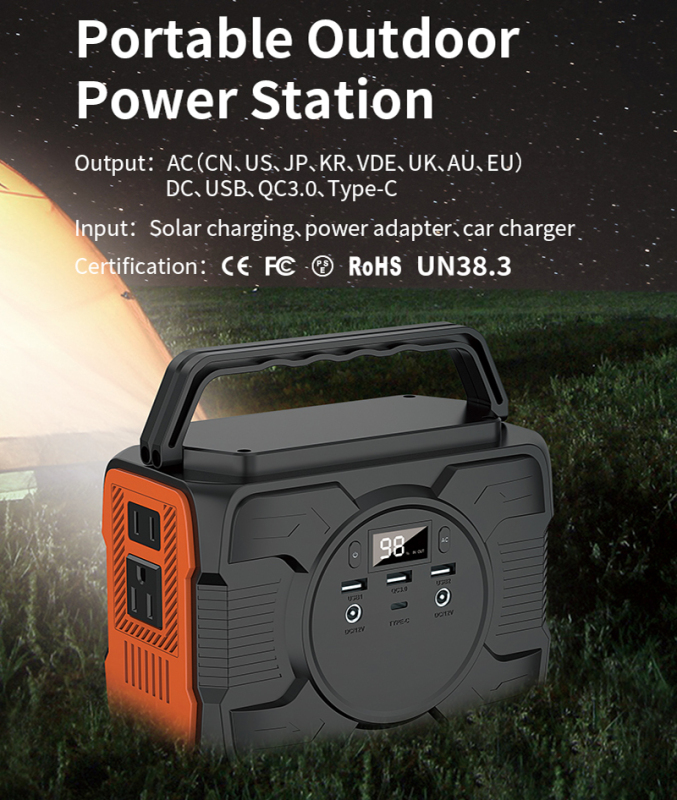 200W Portable Power Station 110V 220V Energy Generator Emergency Power Supply for Camping Outdoor