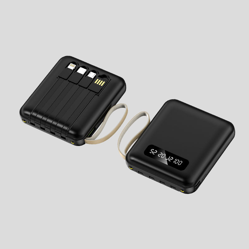 Customized 10000mAh Portable Power Bank 10W Fast charge support ios android phone