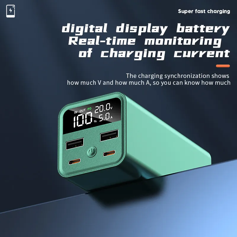 PD 100W Fast Charging 20000mAh Portable Power Bank for Laptop charging devices