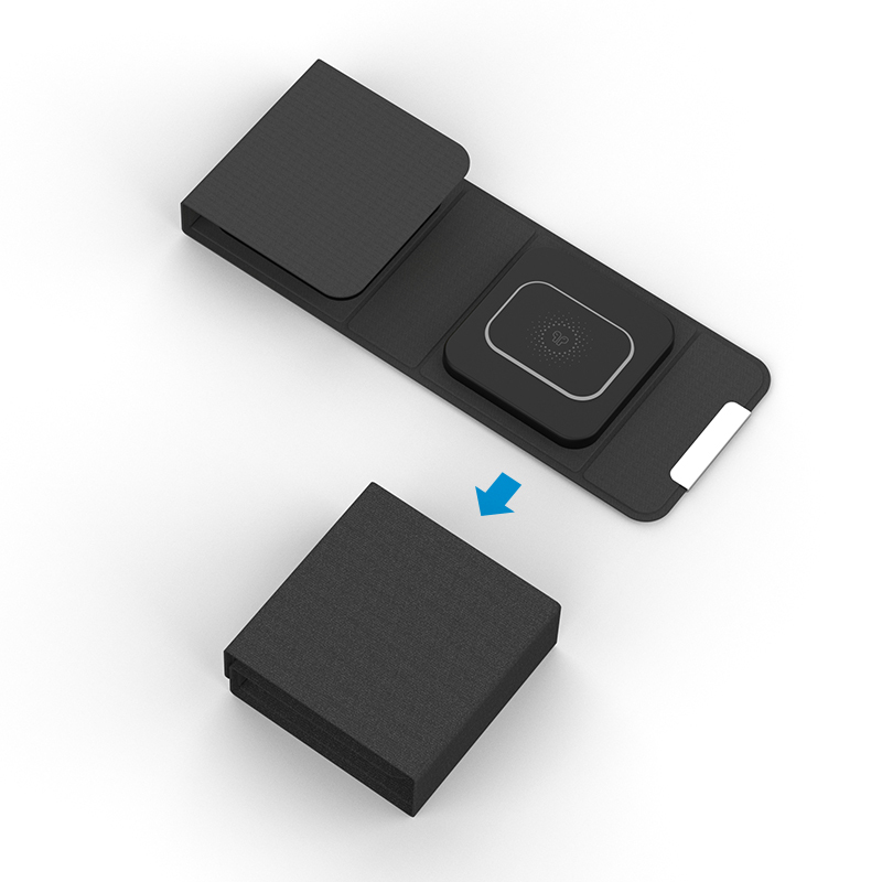 10W 15W Wireless Charging Pad Qi Fast Charger Foldable Magnetic 3 in 1 Wireless Charger Fast Charging Stand Holders Station