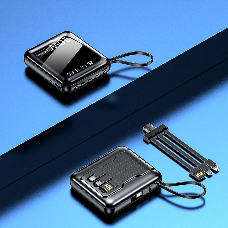 Customized 10000mAh Portable Power Bank 10W Fast charge support ios android phone