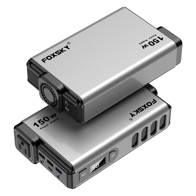 150W Outdoor Portable Power Station Fast Charging 32000mAh Portable Emergency Power Generator