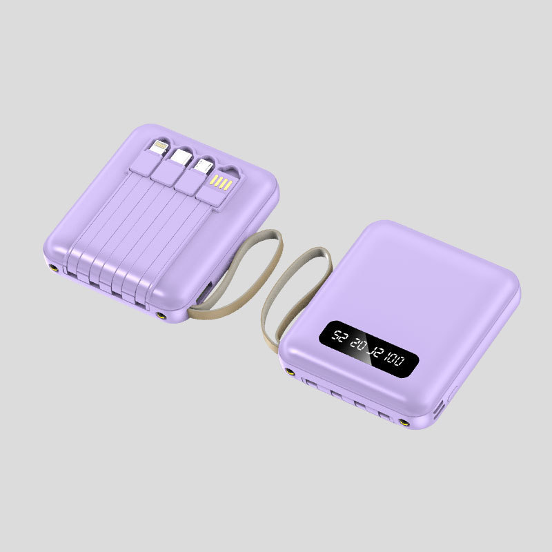 Customized 10000mAh Portable Power Bank 10W Fast charge support ios android phone