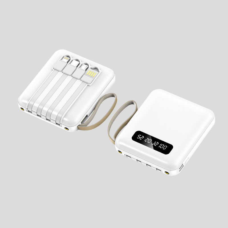 Customized 10000mAh Portable Power Bank 10W Fast charge support ios android phone