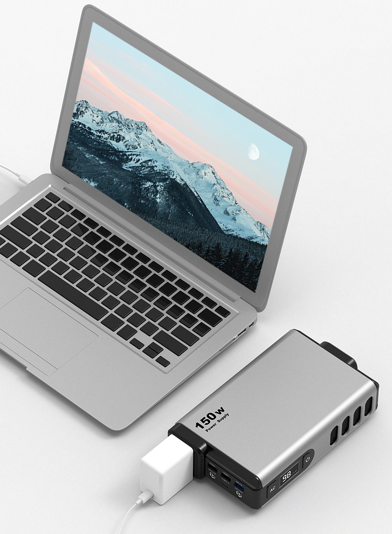 150W Outdoor Portable Power Station Fast Charging 32000mAh Portable Emergency Power Generator