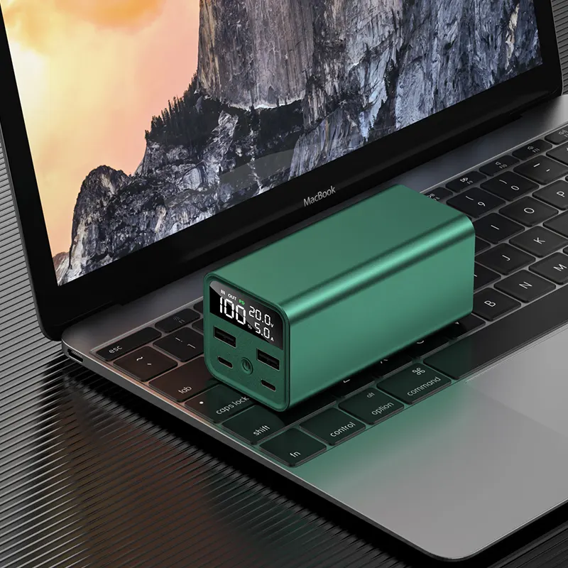 PD 100W Fast Charging 20000mAh Portable Power Bank for Laptop charging devices