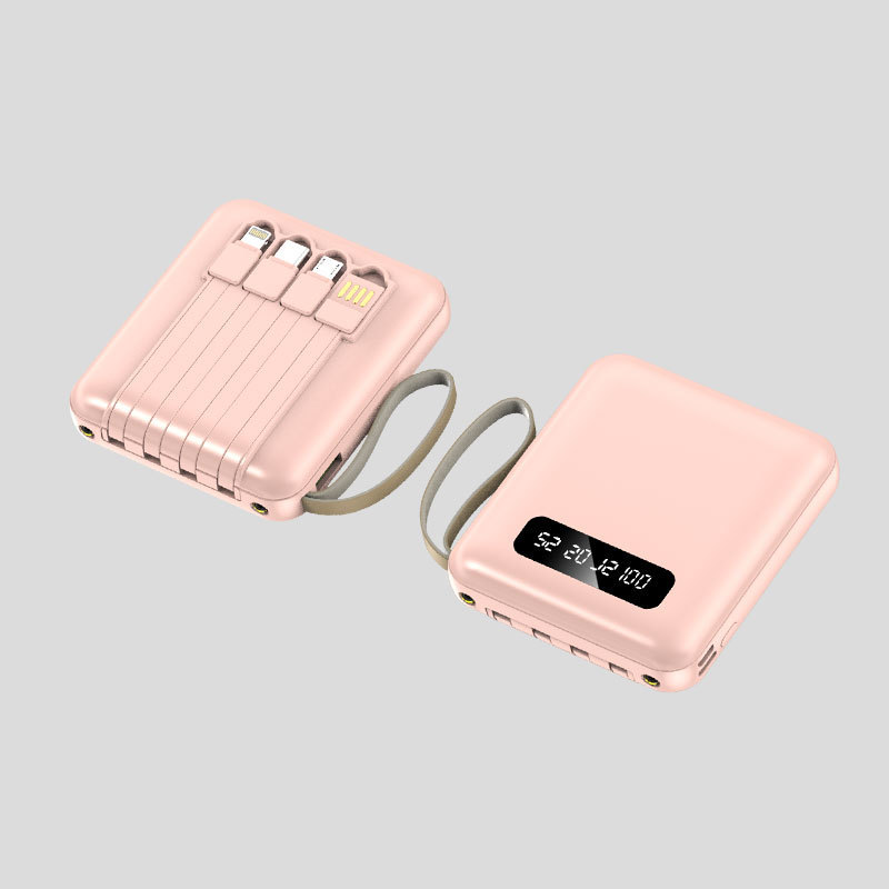 Customized 10000mAh Portable Power Bank 10W Fast charge support ios android phone